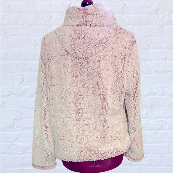 NWT Lights Off Nightwear Fuzzy Cowl Neck Teddy Long Sleeve Pull Over - Picture 2 of 7